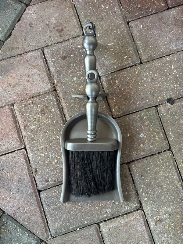 Pewter Hearth Tidy Set