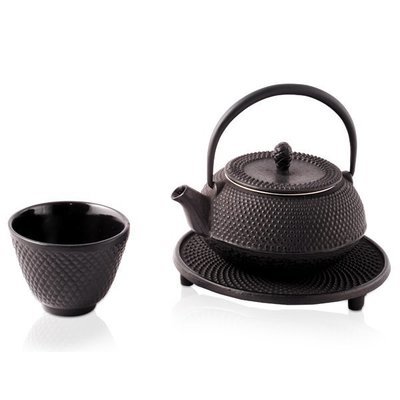 Cast ​Iron Teapot Moto Black 300ml