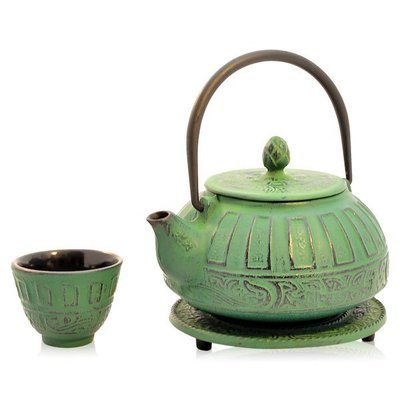 Cast Iron Teapot Reflection Green 800ml