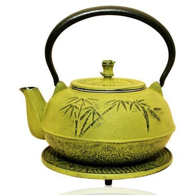 Cast ​Iron Teapot Bamboo Green 1.4L