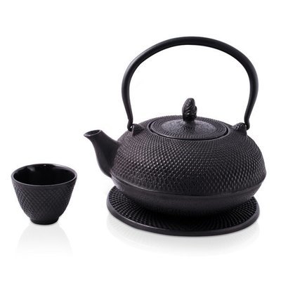 Cast Iron Teapot Kaito Black 1200ml