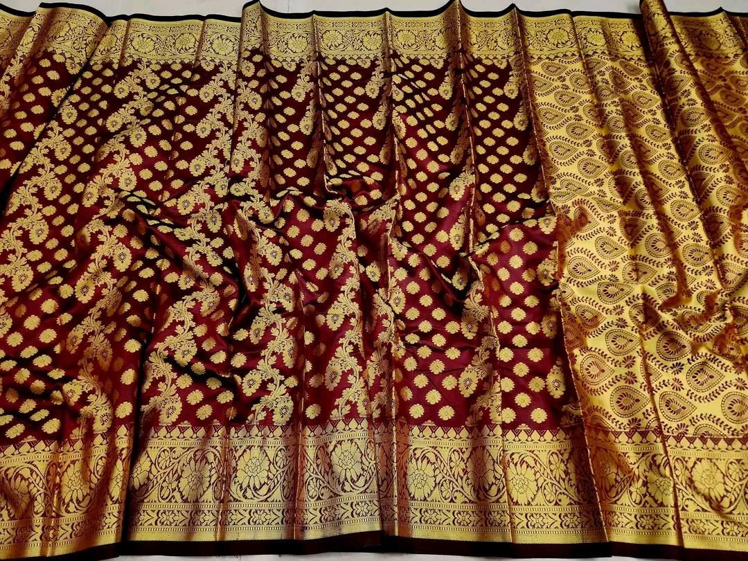 সফট সিল্ক কাতান শাড়ি