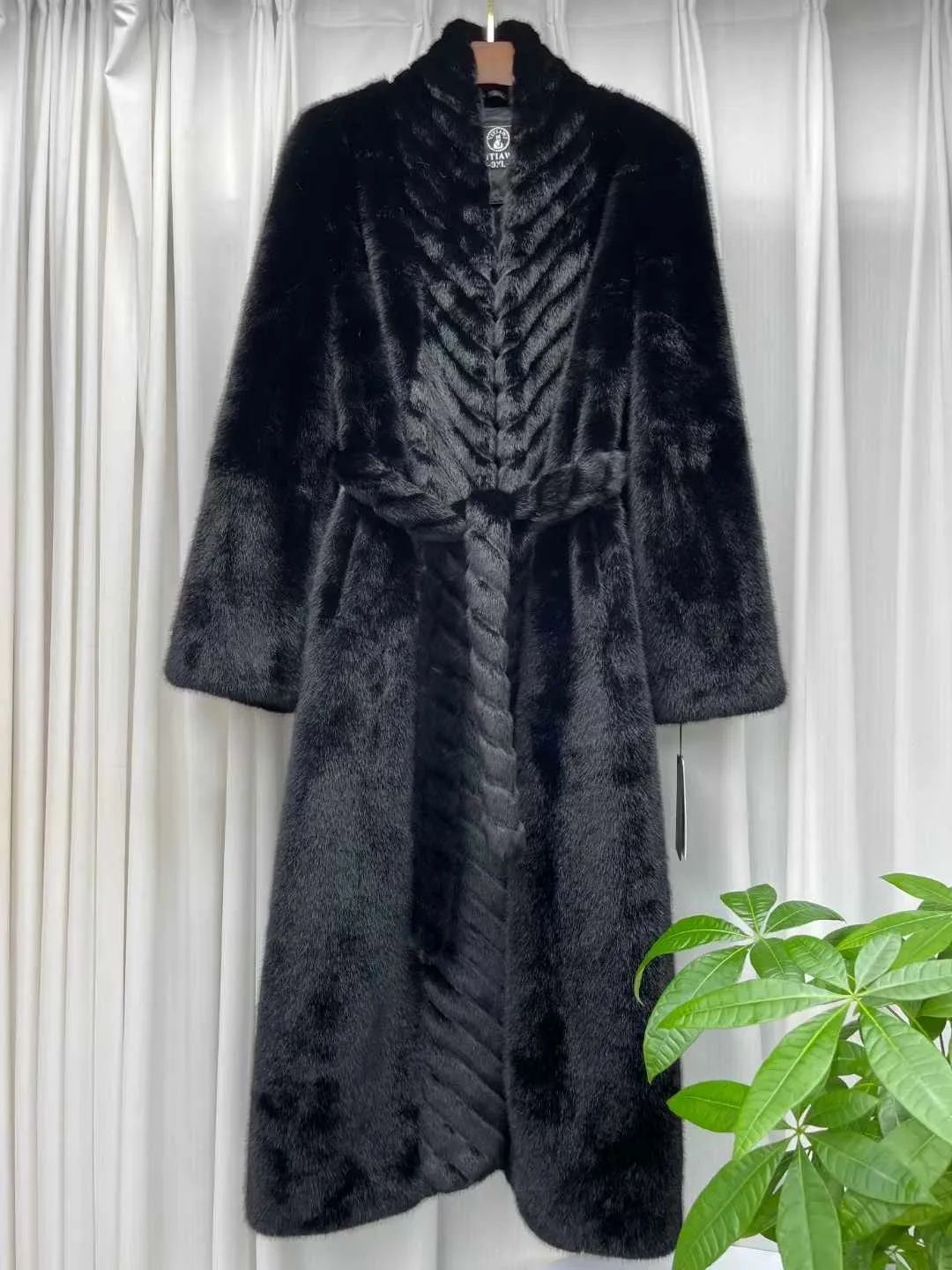 Real Fox Fur Coat Unisex Long