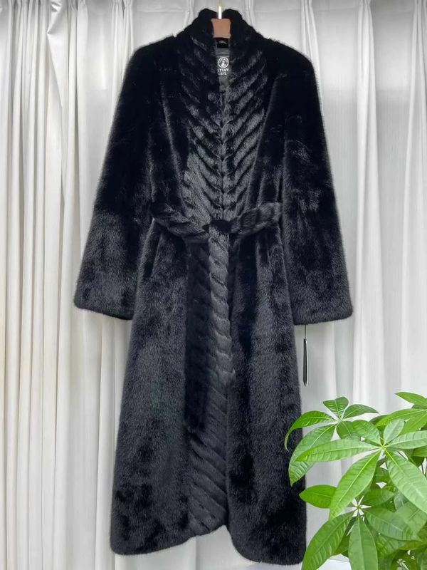 Real Fox Fur Coat Unisex Long Real Fox Fur Coat Unisex Long