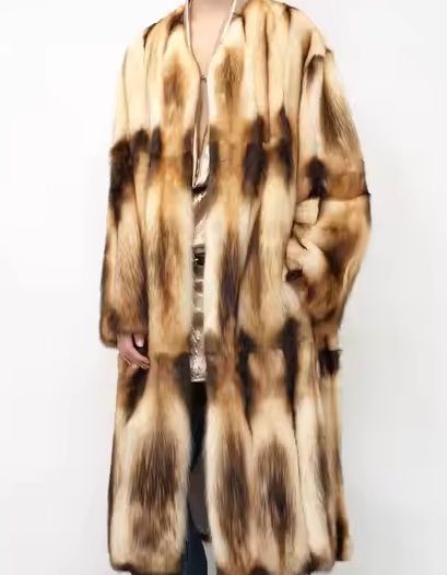 Ermine Mink  Exotic Fur Coat