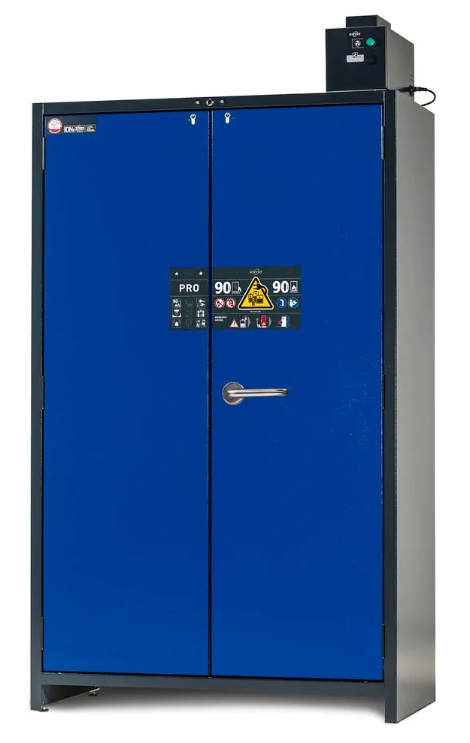 asecos lithium-ion battery charging cabinet, SmartStore-Pro, 5 shelves, W 1200 mm, UK