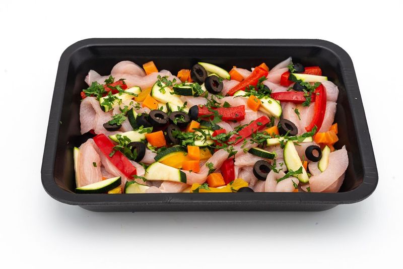 Straccetti di pollo all'ortolana