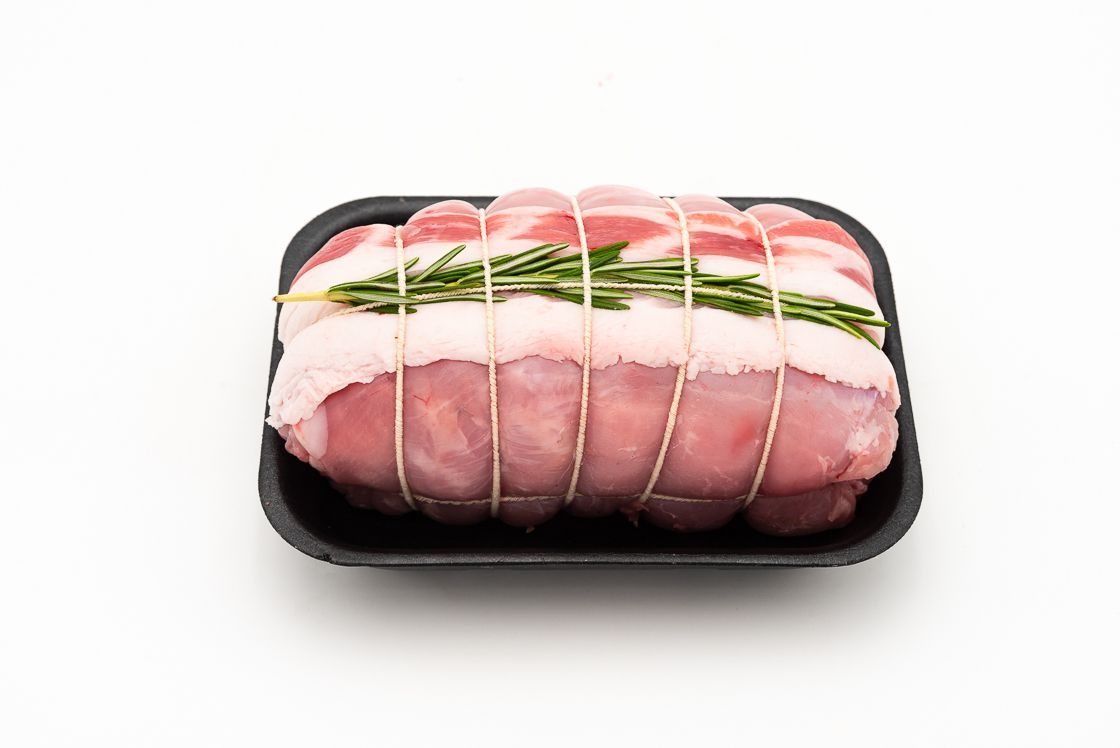 Rolata di tacchino con pancetta