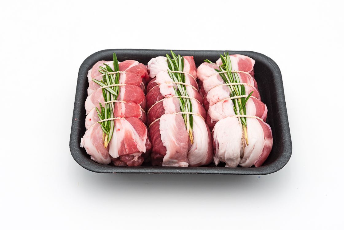 Rolatine di coniglio con pancetta
