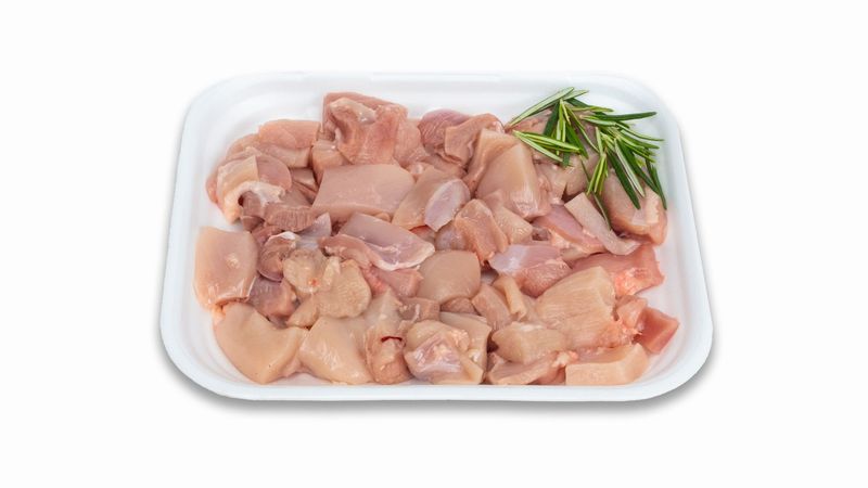 Spezzatino di coscia di pollo con rosmarino