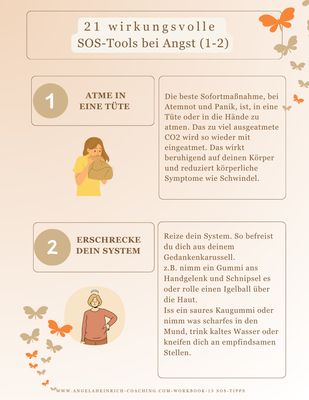 Workbook 21 SOS Tipps bei Angst und Panik - schnell griffbereit und hilfreich
