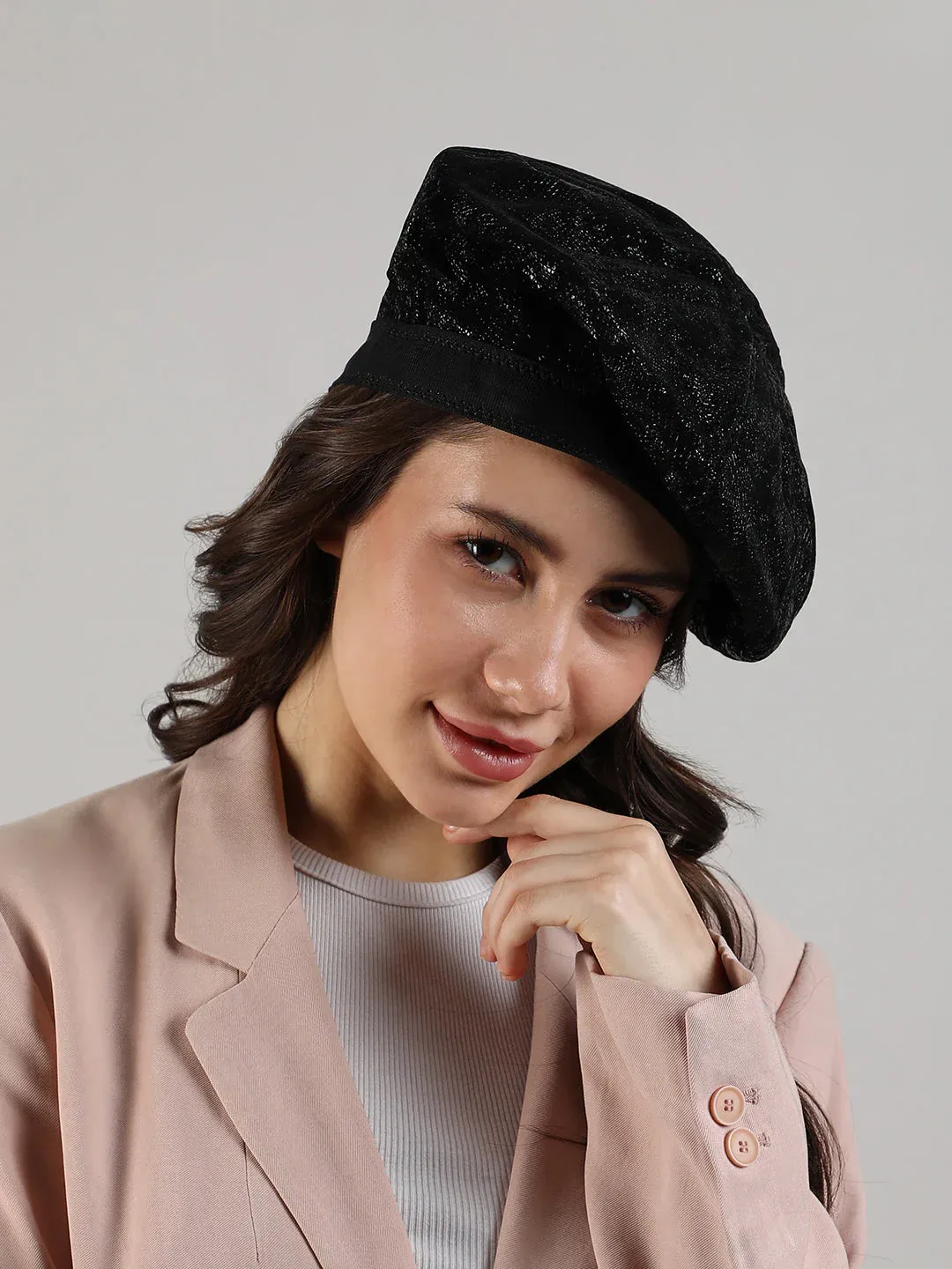 Women&#39;s Chic Lace Beret French Dress Beret Vintage Summer Fascinator Hats for Ladys