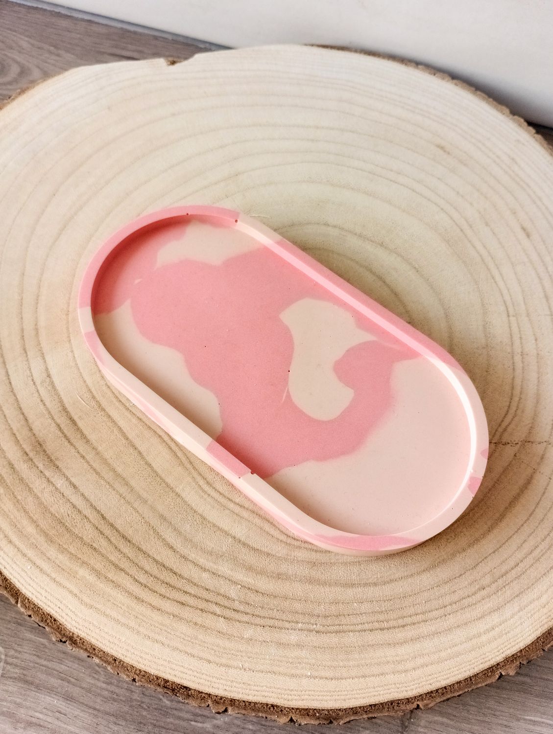 Plat ovale &quot;Pink Rosé&quot;