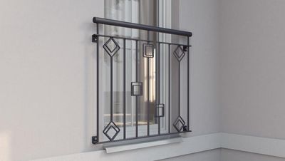 Balustrady francuskie - portfenetr