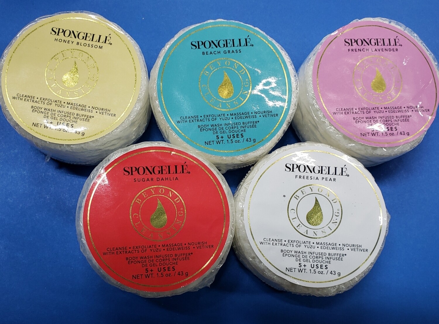 Spongelle bath sponges