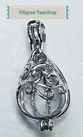 Filigree Tear Drop