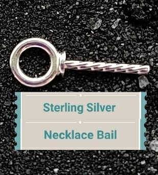 SS Pearl Dangle Necklace Bail