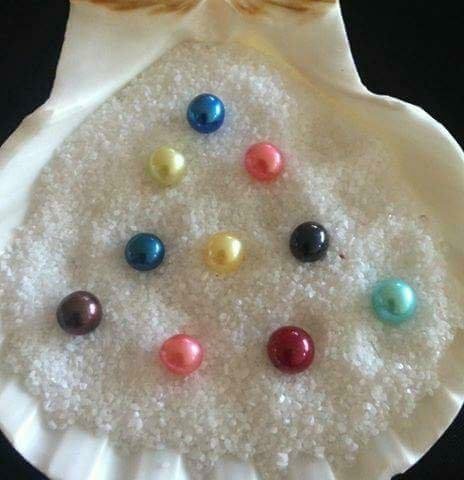 Multi-pearl oyster  (5-10 pearls in each)