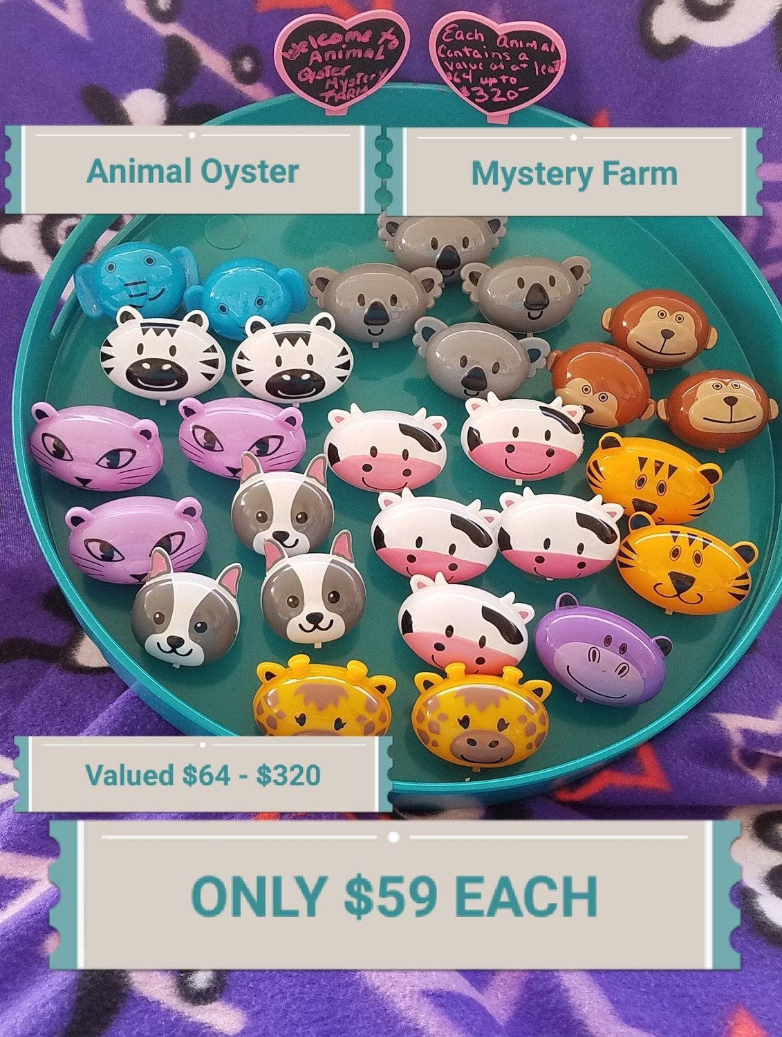 Mystery Oyster Animal Farm