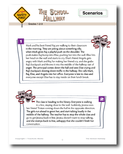 School Hallway Safety Lesson Plan and Worksheets - Grades 1-2-3 School Hallway Safety Lesson Plan and Worksheets - Grades 1-2-3