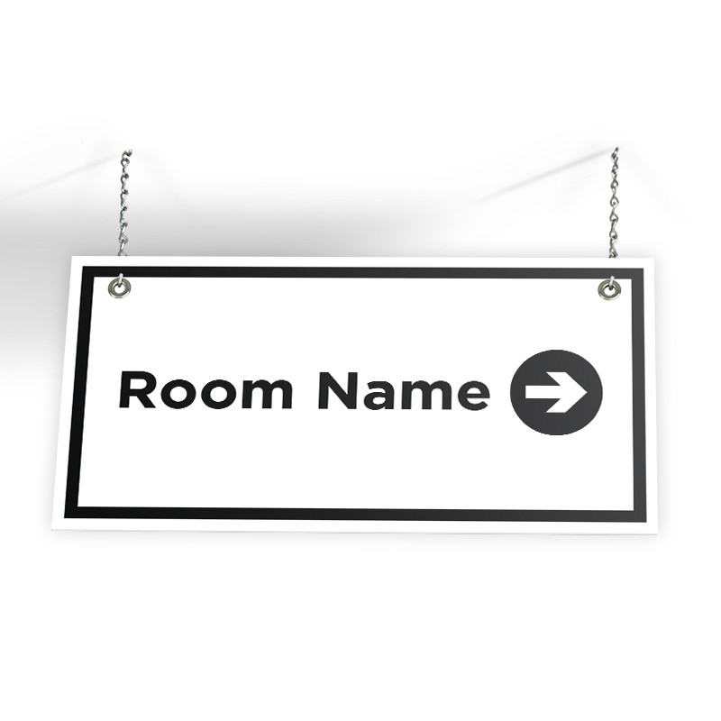 Customizable Directional Sign (24&quot; X 12&quot;)