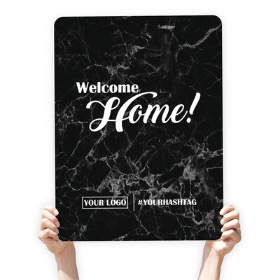 Marble Greeting Sign - "Welcome Home!"