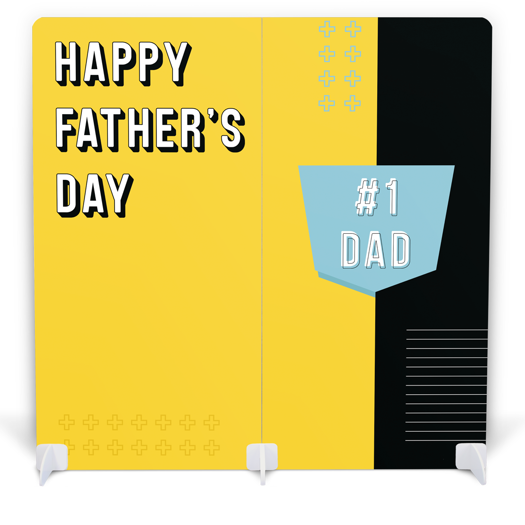 Father's Day Photo Booth with Props - #1 Dad
