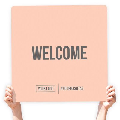Greeting Sign - &quot;Welcome&quot;