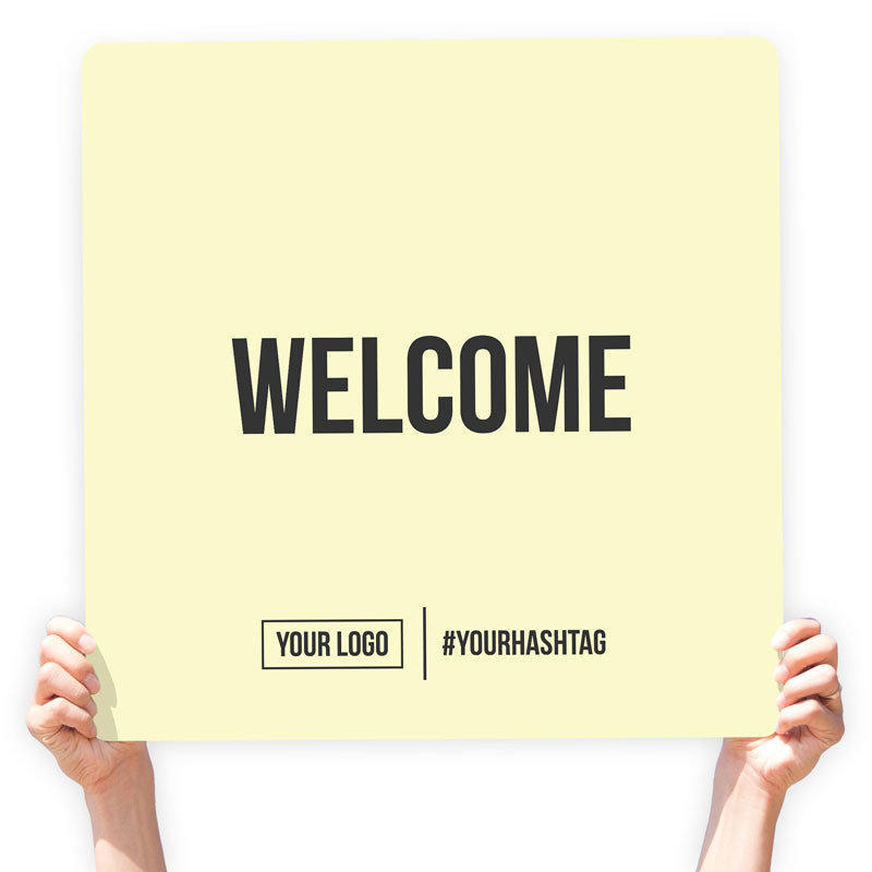 Greeting Sign - "Welcome"