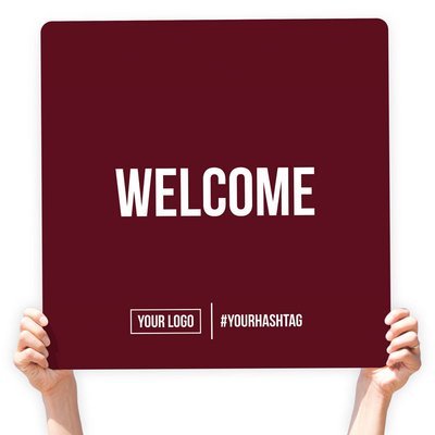 Fall Season Greeting Sign - &quot;Welcome&quot;