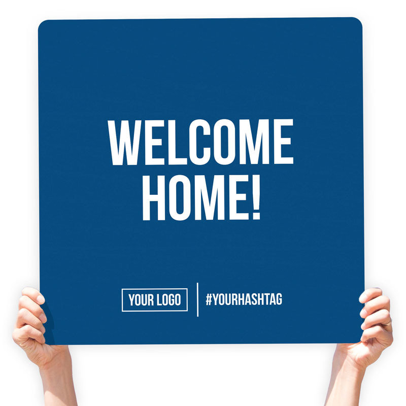 Fall Season Greeting Sign - &quot;Welcome Home!&quot;