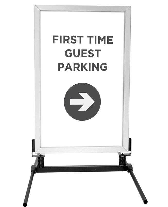 First Time Guest Parking Signs