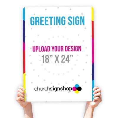 Greeting Sign (18&quot; X 24&quot;)