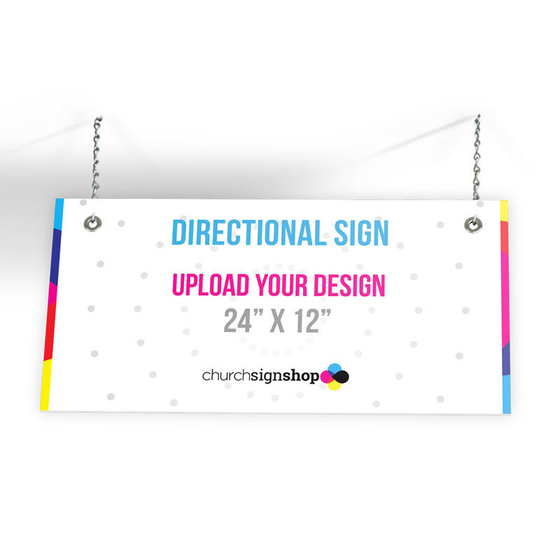 Directional Sign (24&quot; X 12&quot;)