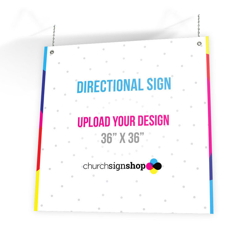 Directional Sign (36&quot; x 36&quot;)