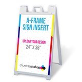 A-Frame Inserts - $36 | Church Sign Shop