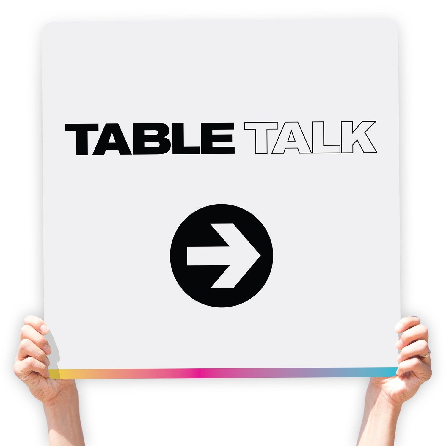 Table Talk Directional Signs (Modern)