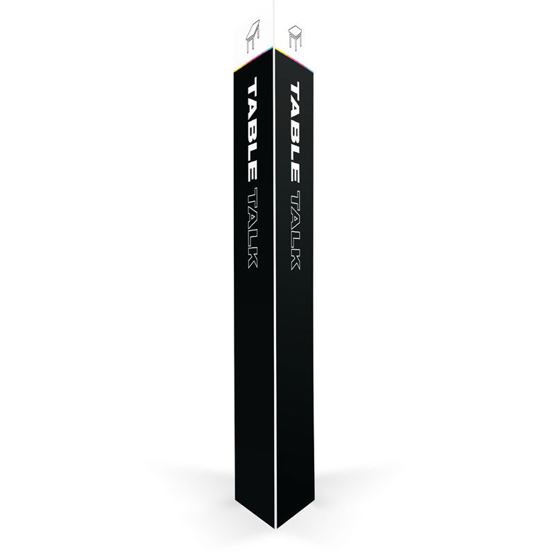 Table Talk Triangle Column (16 in.) (Modern)