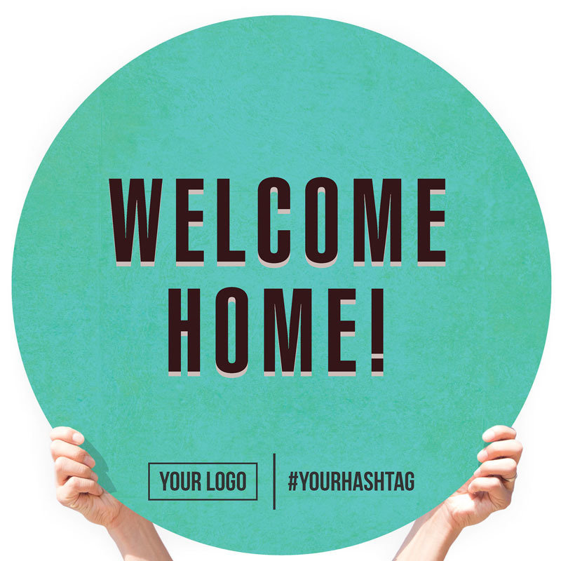 Fall Season Greeting Sign - &quot;Welcome Home!&quot;