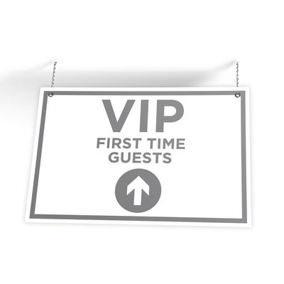 First Time Guest Directional Sign (36" X 24")
