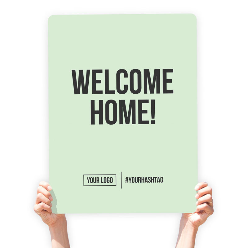 Greeting Sign - "Welcome Home!"
