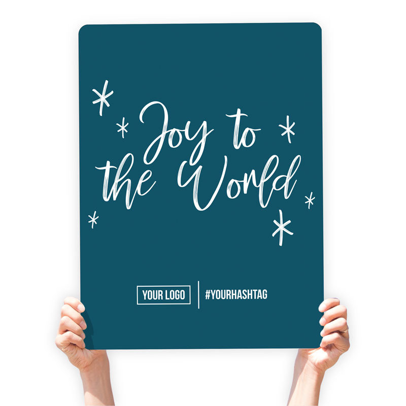 Christmas Greeting Sign - &quot;Joy To The World&quot;