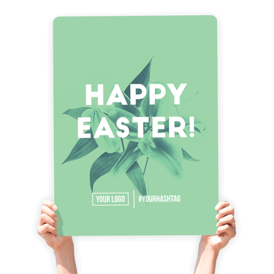 Easter Greeting Sign - &quot;Happy Easter!&quot; (Green)
