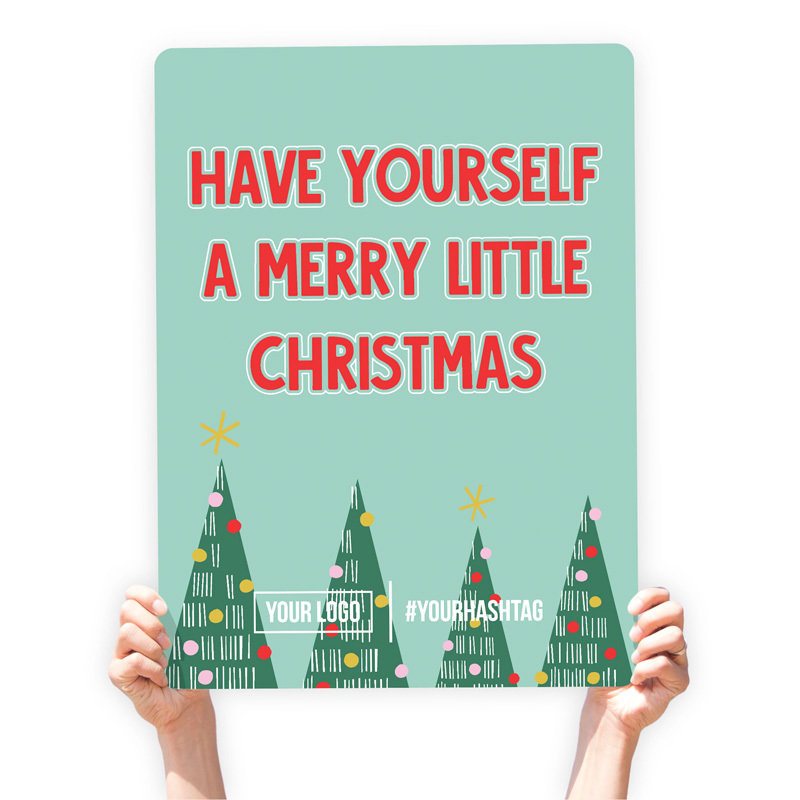 Christmas Greeting Sign - &quot;Have Yourself a Merry Little Christmas&quot;