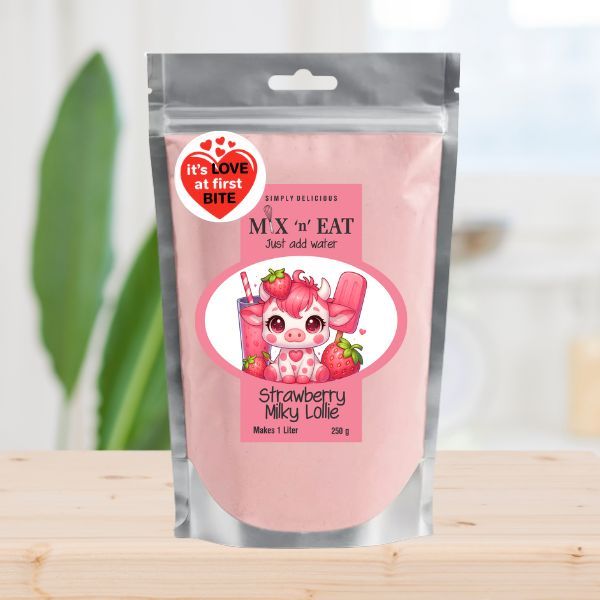 Strawberry Milky Lollie 250g