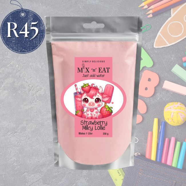 Strawberry Milky Lollie 250g