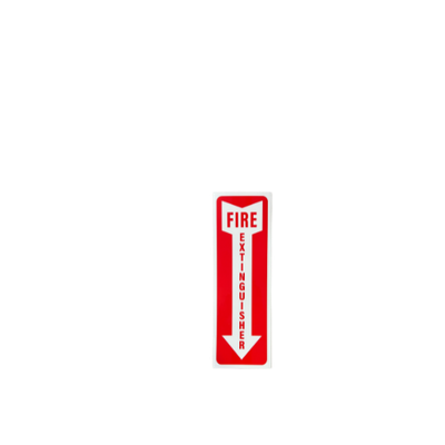 FIRE EXTINGUISHER DECAL
