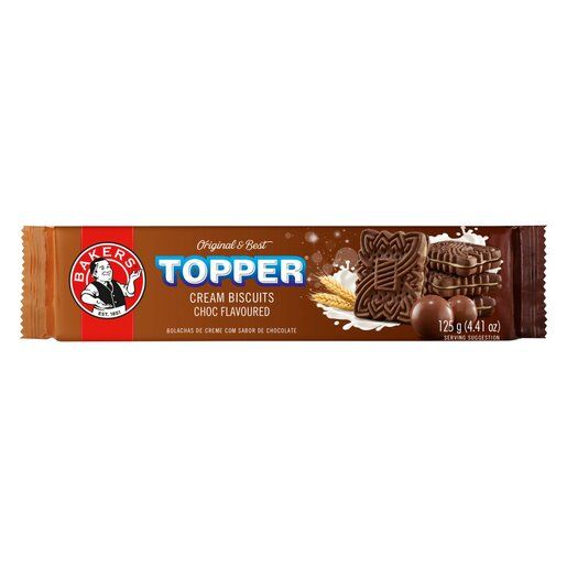 Bakers Topper Chocolate Biscuits 125g