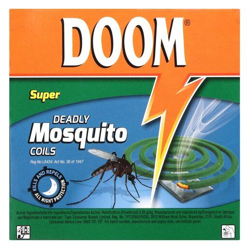 Doom Mosquito Coils 10's 12.5g