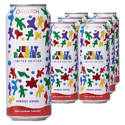 Switch Energy Drink Jelly Babies (6 x 500ml)
